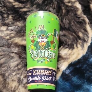 Yukon Outfitters Green Double Pint Tumbler